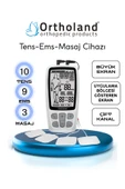 ORTHOLAND ORTHOLAND Tens Ems Masaj Cihazı 2 Kanallı Portatif Fizik Tedavi Cihazı thumbnail 1