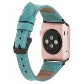 Apple Watch Uyumlu Deri Kordon 42-44-45mm Slim CZ12 - 2