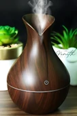 VENİTH AROMATERAPİ VENİTH AROMATERAPİ Mini Ahşap 130 ml Hava Nemlendirici Buhar Makinesi Aromaterapi Koku Yayıcı thumbnail 1