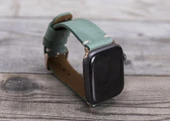 Apple Watch Uyumlu Deri Kordon 42-44-45mm Orfe CZ12 thumbnail 5