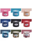 BİATAPE BİATAPE Bia Tape Kinesio 5 Cm X 5 M - Açık Mavi Rengi Sporcu Ağrı Bandı 3'lü (pakette 3 Adet) - 3