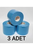 BİATAPE BİATAPE Bia Tape Kinesio 5 Cm X 5 M - Açık Mavi Rengi Sporcu Ağrı Bandı 3'lü (pakette 3 Adet) - 1