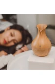 VENİTH AROMATERAPİ VENİTH AROMATERAPİ Mini Ahşap 130 ml Hava Nemlendirici Buhar Makinesi Aromaterapi Koku Yayıcı thumbnail 4
