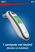 NEC NEC A11 Geniş Ekranlı Kulaktan Ve Alından Dijital Temassız Ateş Ölçer thumbnail 6
