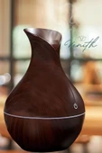 VENİTH AROMATERAPİ VENİTH AROMATERAPİ Mini Ahşap 130 ml Hava Nemlendirici Buhar Makinesi Aromaterapi Koku Yayıcı thumbnail 2