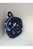 Ege Home kreş sırt çantası çocuk sırt çantası uzay temalı lacivert thumbnail 3