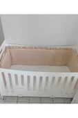 Ege Home Mia Fırfırlı Beşik Yan Koruma Bej 38×235 tek parça thumbnail 1