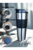 Blissra French Press Mug Termos – Paslanmaz Çelik Kahve Kupası, Sızdırmaz Kapaklı Taşınabilir Demleme Bardak - 1