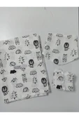 Ege Home müslin örtü& battaniye, önlük ve 6lı mendil seti aslan desen - 1