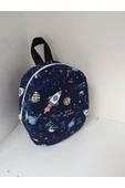 Ege Home kreş sırt çantası çocuk sırt çantası uzay temalı lacivert thumbnail 1