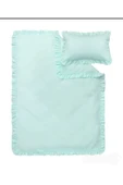 Ege Home Country Fırfırlı Bebek Nevresim Takımı Mint Yeşili - 1