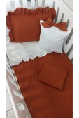 Mia bebek nevresim takımı fırfırlı tarcın - 1