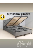 Blissra 4'lü Hurç, Baza Altı Hurç Takımı, Büyük Boy Hurç, Çeyizlik Hurç - 4