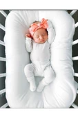 Ege Home organik babynest yenidoğan bebek yatağı beyaz thumbnail 1
