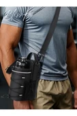 Blissra Mıknatıslı Sporcu Çantası Su Matarası Çantası | Manyetik Fitness Gym Çanta | Yansıtıcı Şeritli - 4