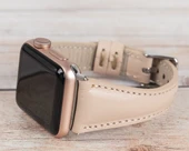 Apple Watch Uyumlu Deri Kordon 42-44-45mm Slim NU1 - 3