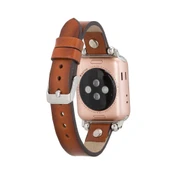 Apple Watch Uyumlu Deri Kordon Visby 38-40-41mm RST2EF thumbnail 2