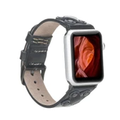 Apple Watch Uyumlu Deri Kordon Cross 42-44-45mm BT RST1 - 1