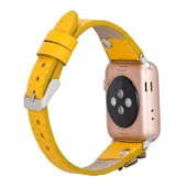 Apple Watch Uyumlu Deri Kordon Clover 42-44-45mm TR FL12 - 2