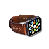 Apple Watch Uyumlu Deri Kordon 42-44-45mm RST2EF Boras thumbnail 1