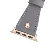 Apple Watch Uyumlu Deri Kordon 42-44-45mm Slim DT RGRST9 - 5