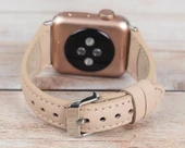 Apple Watch Uyumlu Deri Kordon 42-44-45mm Slim NU1 - 2