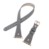 Apple Watch Uyumlu Deri Kordon 42-44-45mm Slim DT RGRST9 - 4