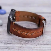 Apple Watch Uyumlu Deri Kordon 42-44-45mm RST2EF Boras thumbnail 2