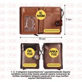 Rodos Hakiki Deri, El Yapımı, Pop-Up Kartlık Cüzdan, Gölgeli Taba thumbnail 3