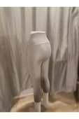 İnce Kapri Tayt Toparlayıcı Yüksel Bel Light Gri Renk - 5