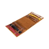 Hakiki Deri, El Yapımı, Saat Kordonu Taşıma Çantası, Tan Rengi - 4