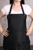 Dana Derisi Önlük Siyah Renk thumbnail 2