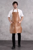 Dana Derisi Önlük Taba Renk Erkek thumbnail 5