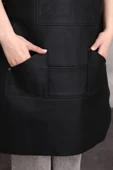 Dana Derisi Önlük Siyah Renk thumbnail 4