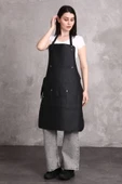Dana Derisi Önlük Siyah Renk thumbnail 7