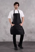 Dana Derisi Önlük Siyah Renk Erkek thumbnail 5