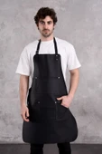 Dana Derisi Önlük Siyah Renk Erkek thumbnail 1