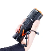 Wison El Feneri - Zoomlu - Şarjlı 30 W - Metal Gövde thumbnail 2