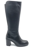 Venüs Jabuka Hakiki Deri Ortopedik Topuklu Kadın Çizme thumbnail 3