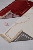 Çiftlere Özel Kalpli Seccade -Eşli Çift Seccade - 12
