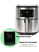 Wiami AirFryer 6.5L Akıllı Yağsız Fritöz - 1
