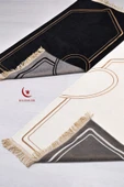 Çiftlere Özel Kalpli Seccade -Eşli Çift Seccade - 4