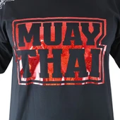 DragonDo TX8523 Muaythai Tişört Parlak Kırmızı Baskılı Muay Thai Tişörtü - 2