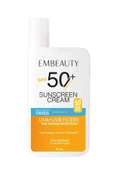 EMBEAUTY Ton Eşitleyici Yüksek Koruma Etkili Spf50 Aydınlatıcı Pembe Yüz Güneş Kremi Hibrit Formül 50 ml - 5