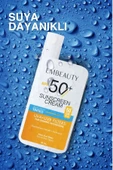 EMBEAUTY Ton Eşitleyici Yüksek Koruma Etkili Spf50 Aydınlatıcı Pembe Yüz Güneş Kremi Hibrit Formül 50 ml - 4