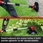 Einhell GE-CT 18 Li - Çift Akülü 4 Ah Kenar Kesme thumbnail 5