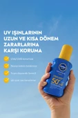 NIVEA SUN SPF 50+ Yüksek Güneş Koruyucu ve Nemlendirici Vücut Spreyi 200ml, Suya Dayanıklı - 4