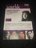VARLIK Dergisi Haziran 2016 Sayı 1305 POPÜLER FEMİNİZM ve DUYGU ASENA (Sahafiye Kitap) - 1