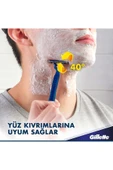 Gillette Blue 3 Comfort Slalom Kullan At Tıraş Bıçağı 5 Adet thumbnail 5