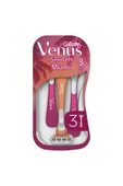 Gillette Venus Smooth Miami Kadın Tıraş Bıçakları, 3'lü Kadın Kullan At Tıraş Bıçakları thumbnail 2